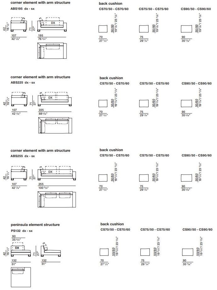 Molteni & C. Модульный тканевый диван sun-id-1382202 - Вид №7