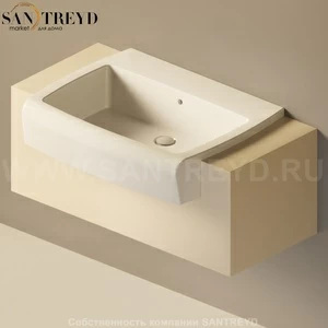 Flaminia UNA Консоль для раковины от 100 до 200 см бежевая UNA75C1.1015