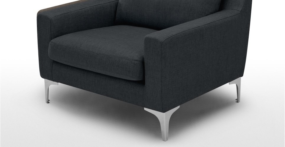 Кресло Collide серое ICON DESIGNE ДИЗАЙНЕРСКИЕ 178008 Серый  - Вид №4