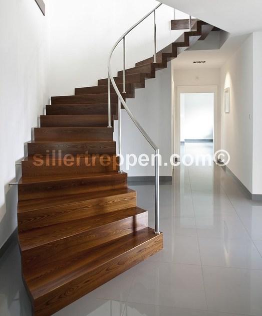 Siller Treppen Самонесущая винтовая лестница из массива дерева Faltwerk sun-id-1417518 - Вид №1