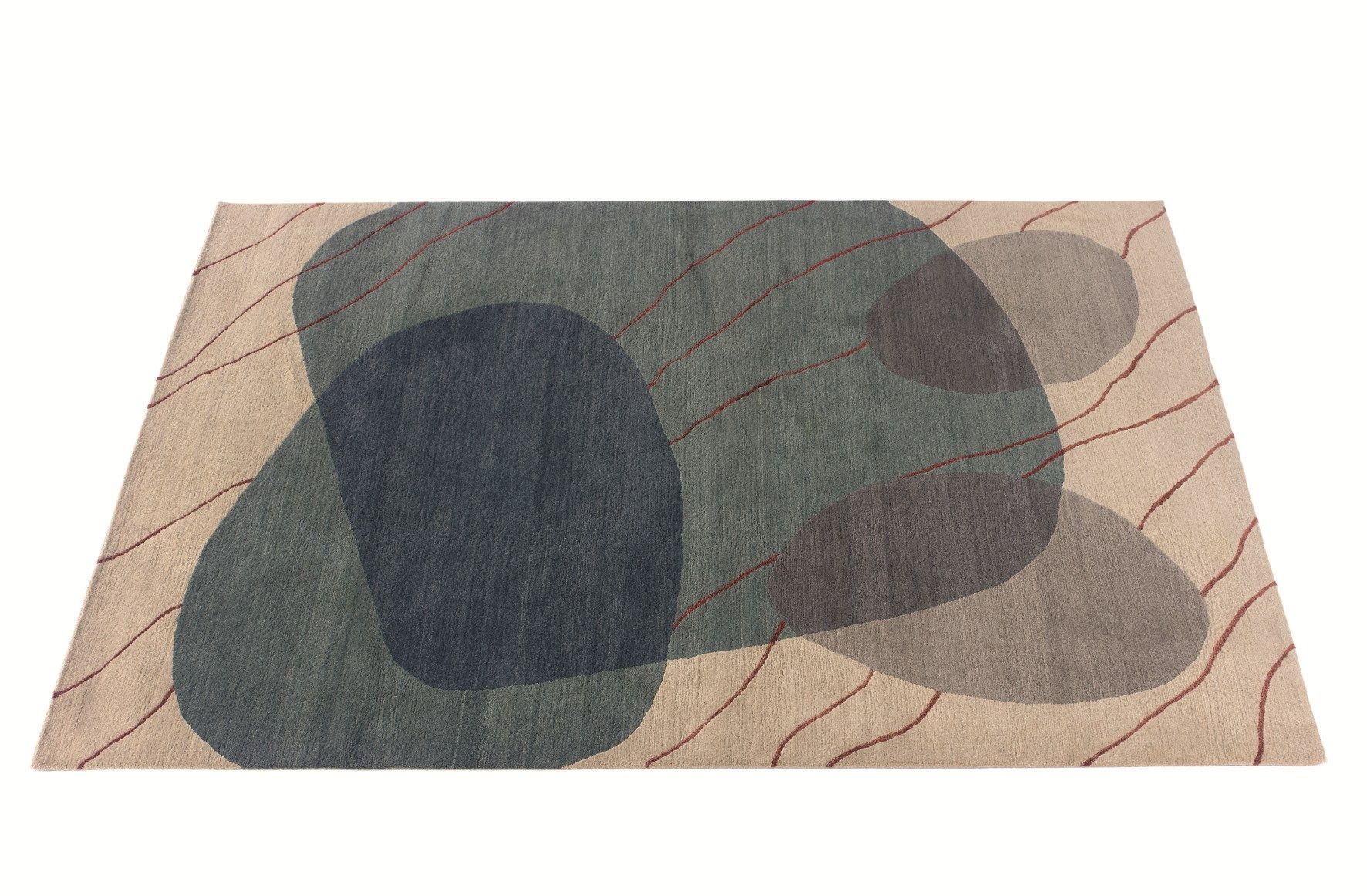 Прямоугольный ковер ручной работы Deirdre Dyson PEBBLES ARCH-00081313 - Вид №1