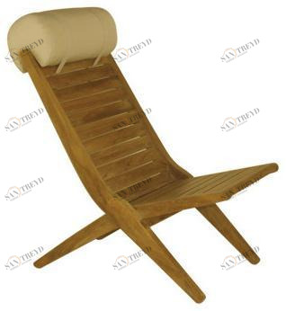 Il Giardino di Legno Складной шезлонг из тикового дерева Savana 513
