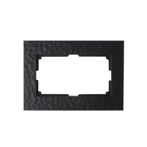 Рамка для розеток и выключателей Werkel Hammer W0082408 2 поста цвет черный 84684368 STLM-2071894