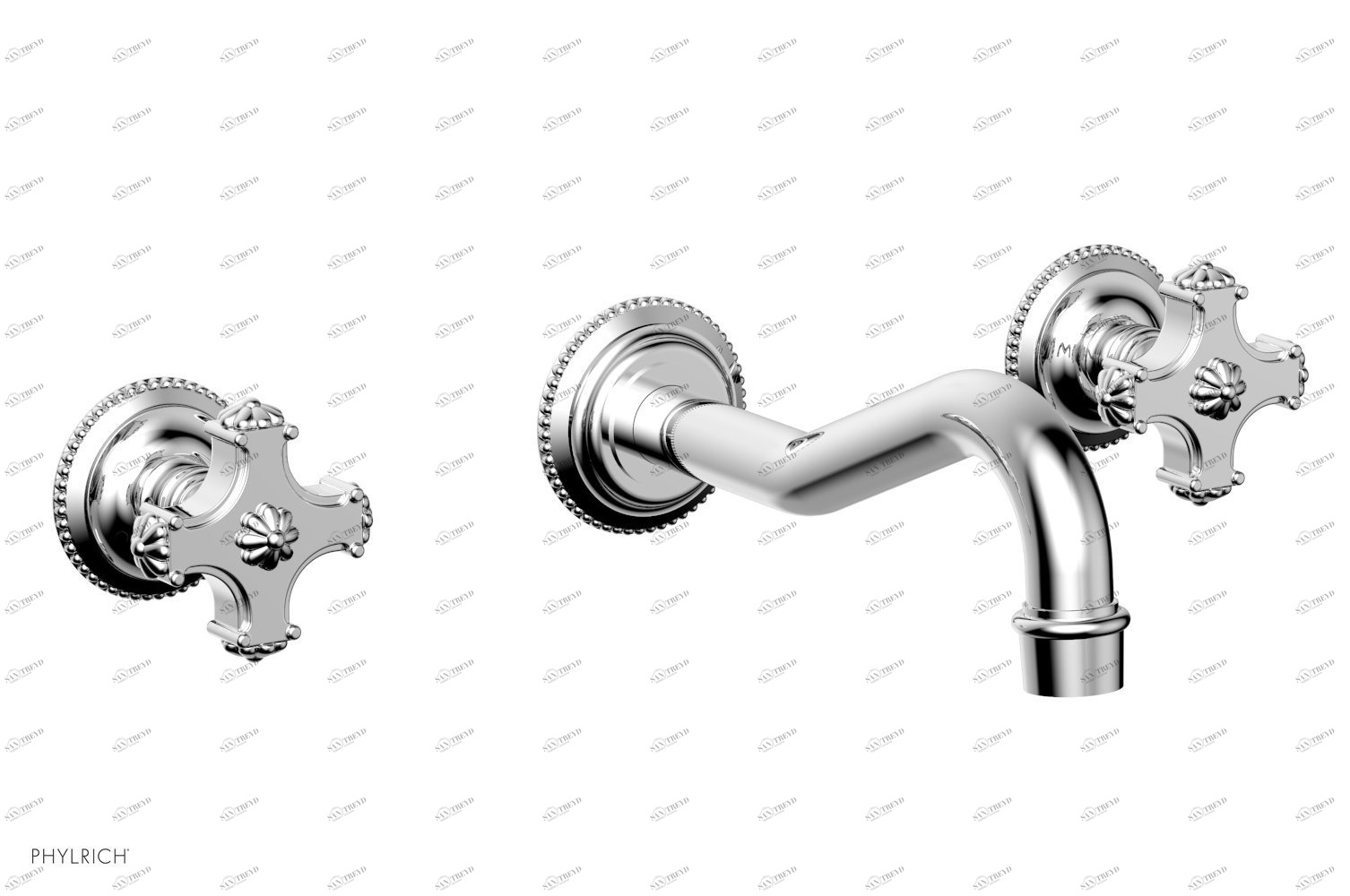 Комплект и ручки MARVELLE Phylrich  162-11-026 Хромированный 