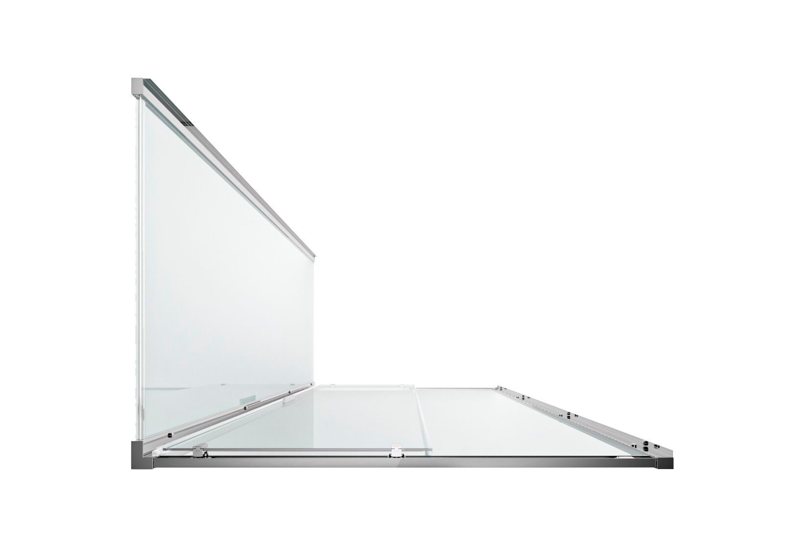 Алюминиевая и стеклянная угловая душевая кабина TAMANACO EASYPSC50 ARCH-00021823 - Вид №4