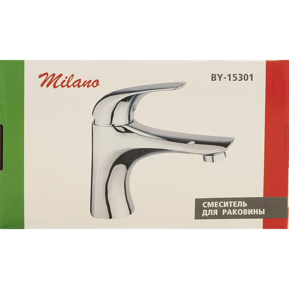 Смеситель для раковины Milano BY-15301 однорычажный цвет хром 16858298 STLM-2006703 Santreyd - Вид №2