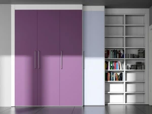 De Rosso Шкаф-купе с распашными дверцами из нпл Alfabeto