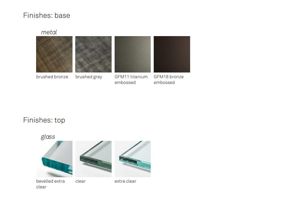 Прямоугольный стол из стали и хрусталя Cattelan italia Butterfly ARCH-00018693 - Вид №5