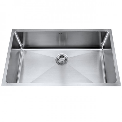 KHU100-32 Мойка кухонная прямоугольная Krausru  - Вид №3