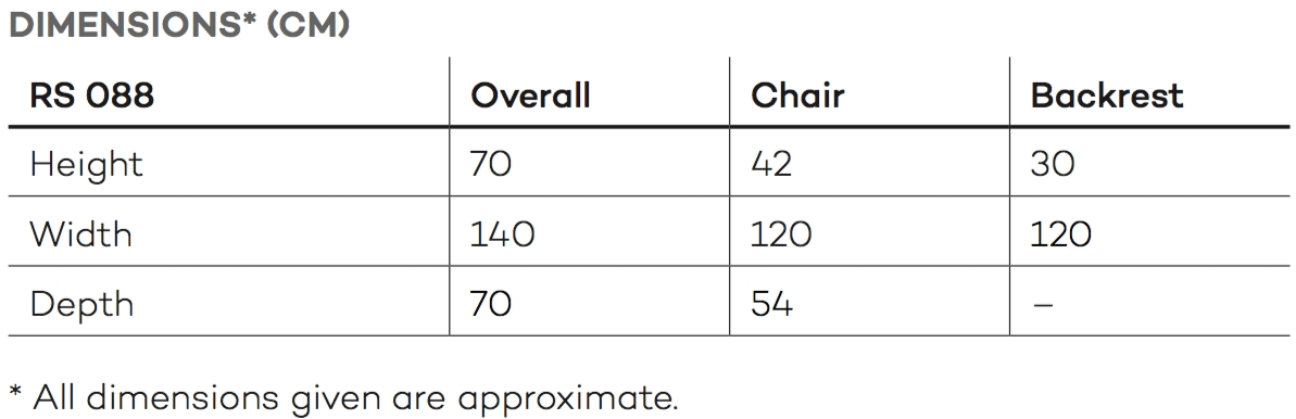ZÜCO 2-местный тканевый диван Rilasso Rs 088 - Вид №1