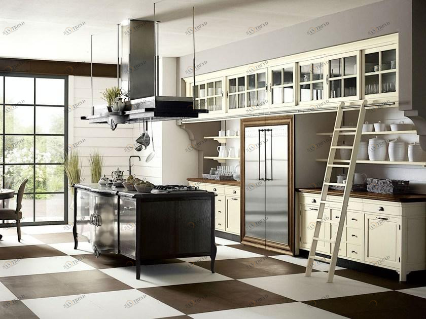 Marchi Cucine Лаковая оборудованная кухня с островом Operà Opera sun-id-1473030