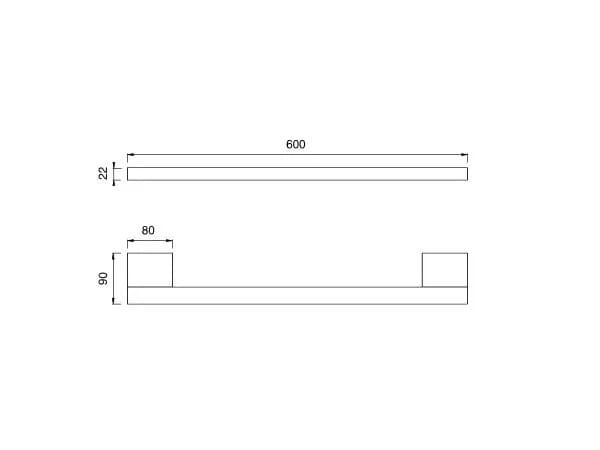 Держатель для полотенец из нержавеющей стали CEADESIGN SIXTY-аксессуары ARCH-00031848 - Вид №2