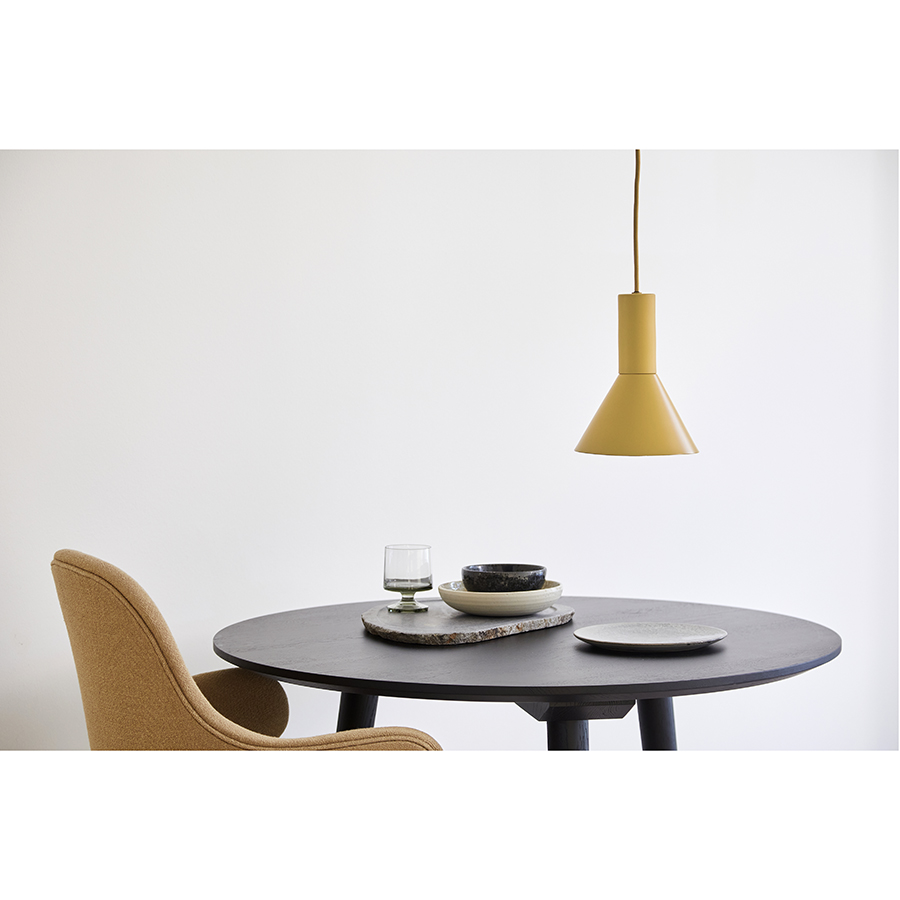 123036 Лампа подвесная lyss, 18х23 см, миндальная матовая Frandsen  - Вид №1