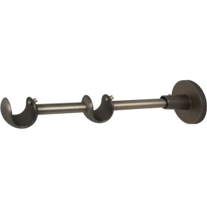 Держатель двухрядный открытый 12/20 см цвет титан