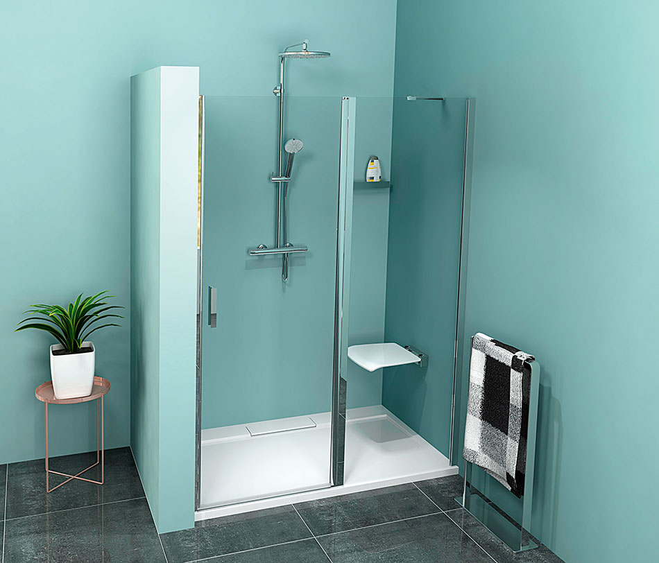 ZL1311B Polysan Ширмы для душа ZOOM LINE 