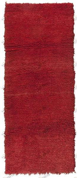 AFOLKI Прямоугольный однотонный ковер с длинным ворсом из шерсти Chichaoua Taa1283be