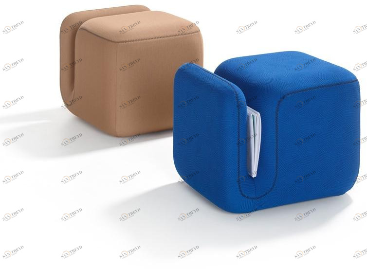 Artifort Пуф из ткани с полкой для журналов sun-id-1395451