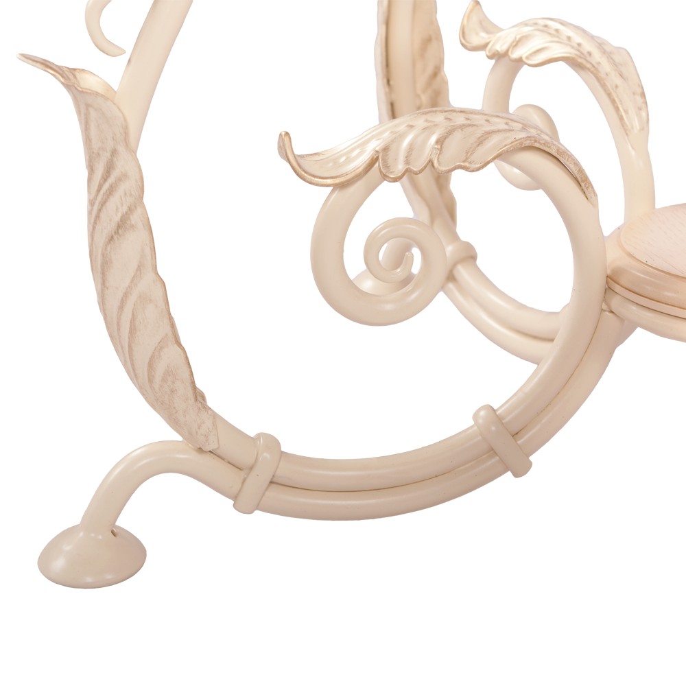 19010 Кованый обеденный стол Аделаида 5 Айвори BOGACHO 4627138231364 - Вид №4