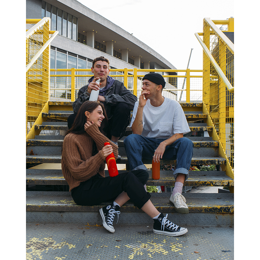 B500MABOR Термос matte, 500 мл, оранжевый Chilly's Bottles  - Вид №1