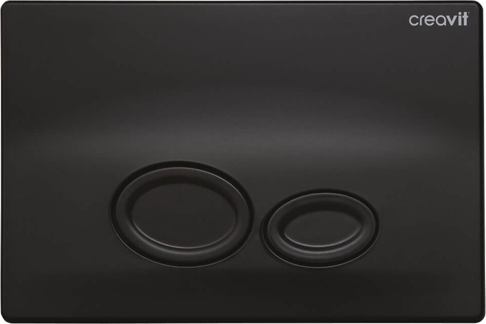 GP2002.01 Кнопка для инсталляции DROP черная матовая Creavit Drop - Вид №1