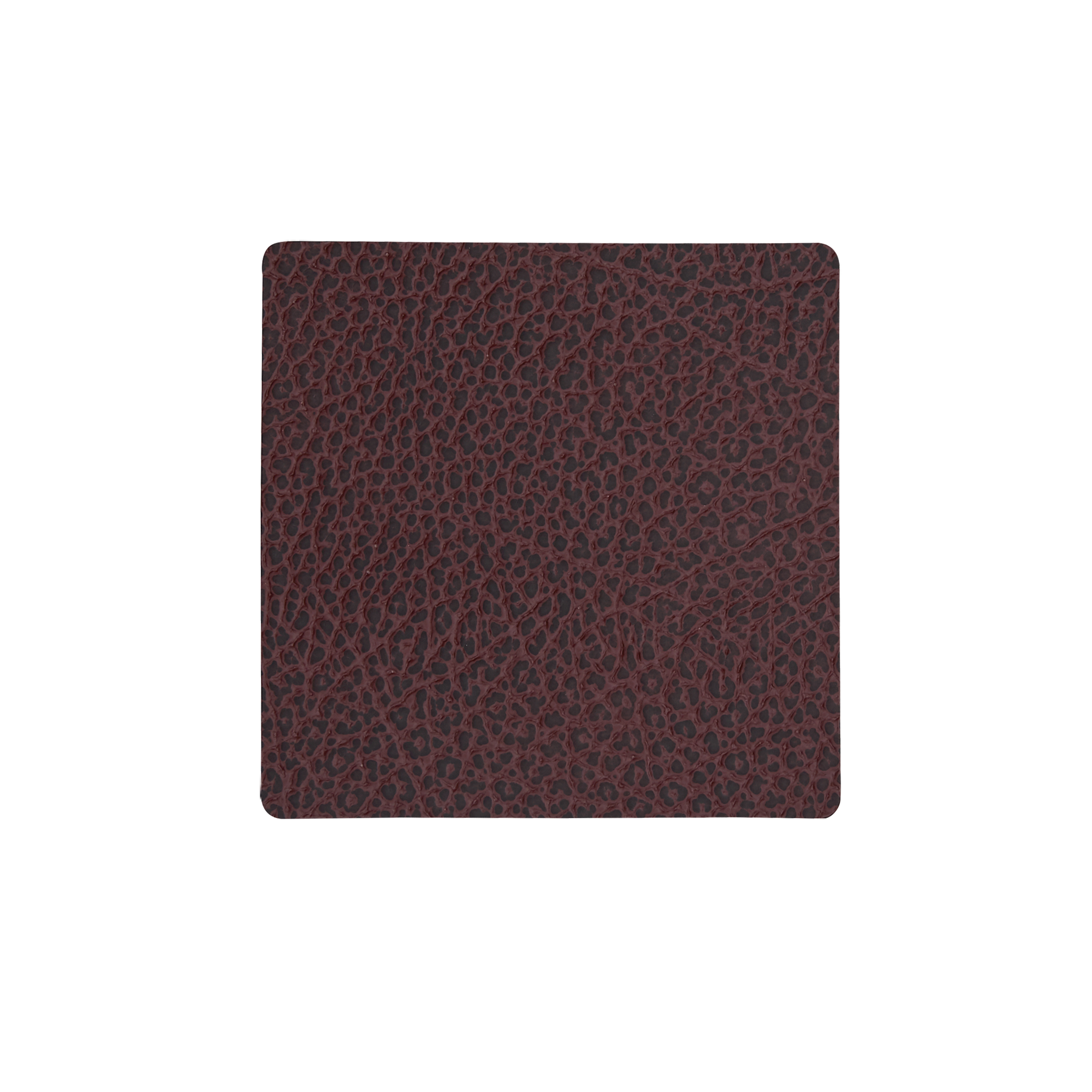 981099 HIPPO plum подстаканник квадратный 10x10 см, толщина 1,6 мм;LIND DNA  - Вид №1