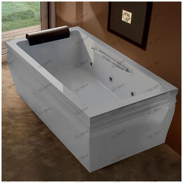 Ванна с гидромассажем серая Gruppo Treesse Blanque 1810 V161B-SX-SE STXV161BSXSE