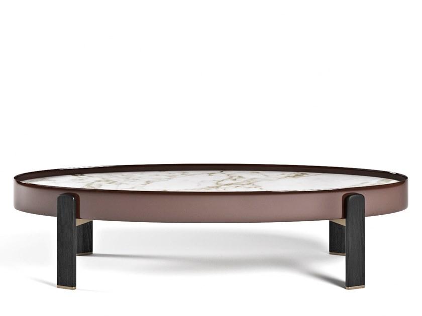 Formitalia Низкий овальный мраморный журнальный столик sun-id-1477271 - Вид №1