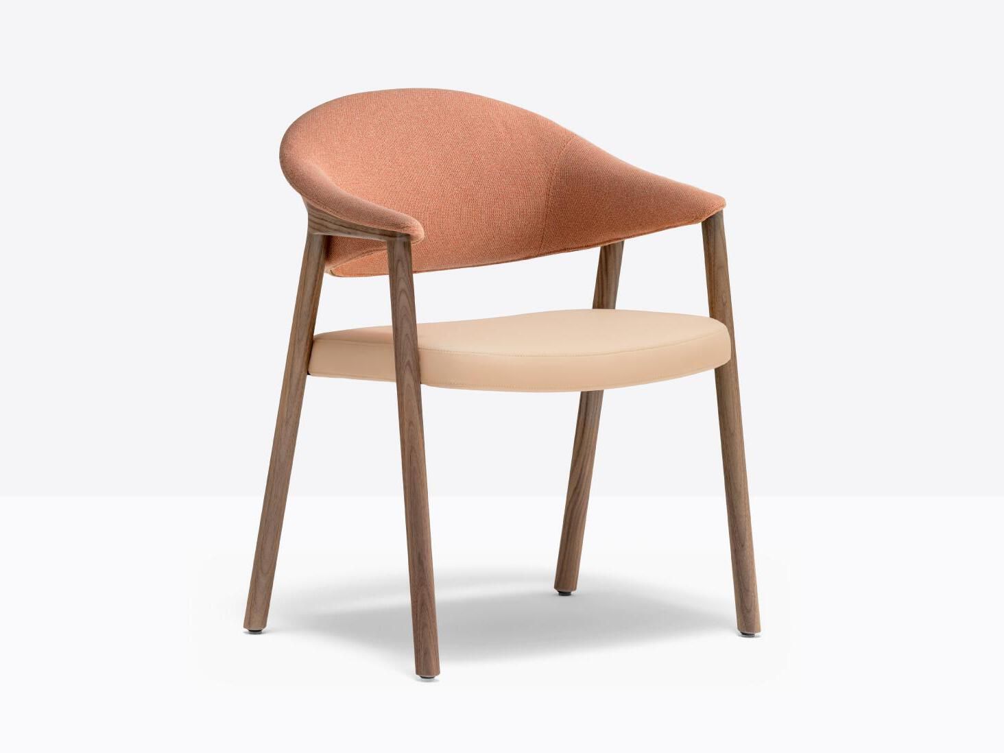 Мягкий тканевый стул с подлокотниками Pedrali ARCH-00055085 - Вид №4