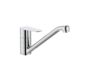 Смеситель для кухни из латуни с поворотным изливом