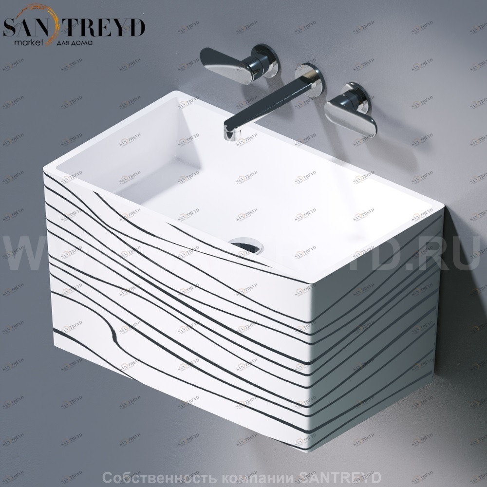 L111.410P Подвесная раковина настенная овальная A. e T. Italia TOWER белая AeT ITALIA