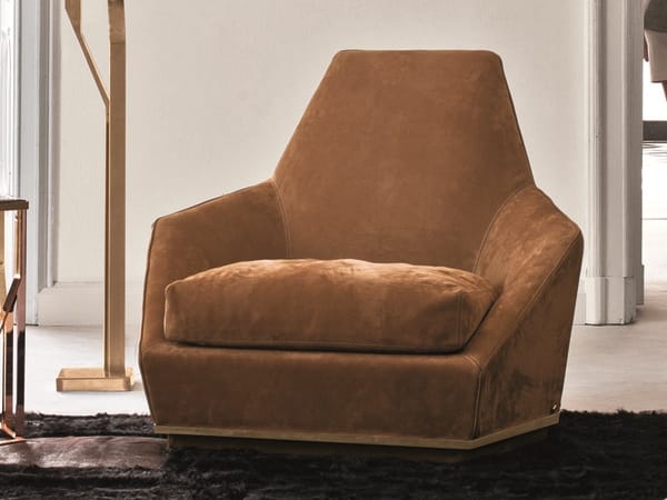 Кожаное кресло с подлокотниками Longhi Loveluxe ARCH-00078289