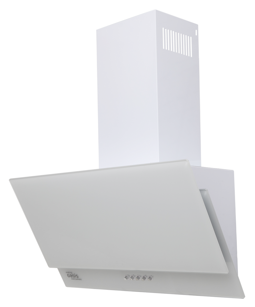 8109522 Вытяжка наклонная Oasis NC-60W белый/белый STDN-0060604 - Вид №1