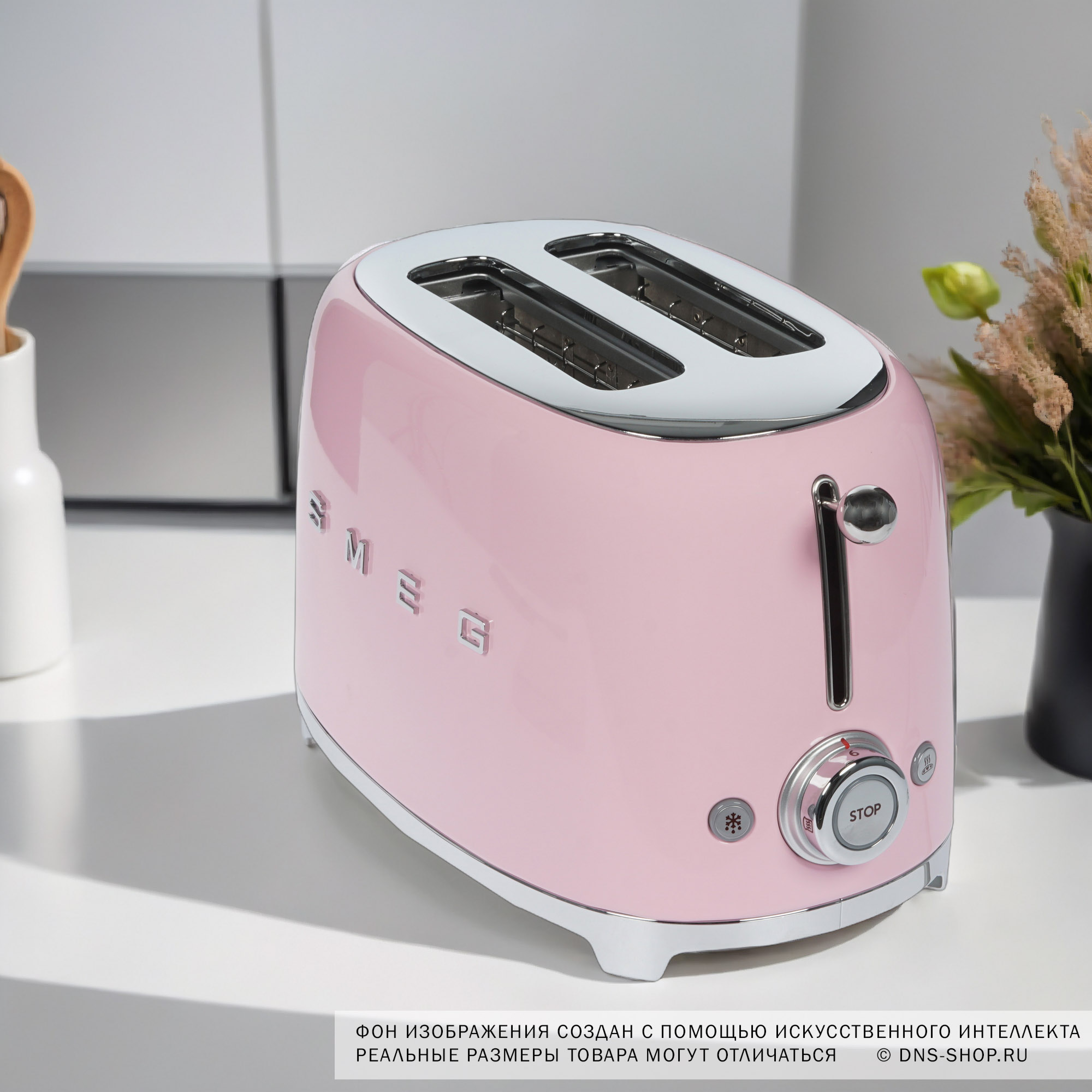 1152601 Тостер Smeg TSF01PKEU розовый STDN-0053245 - Вид №8