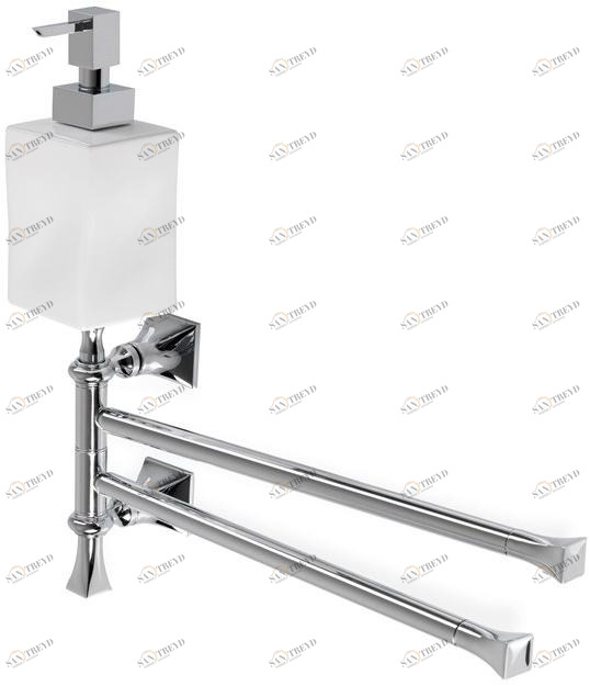 Stilhaus Дозатор мыла / полотенцедержатель из хромированной латуни Prisma Pr 18 d Stil Haus