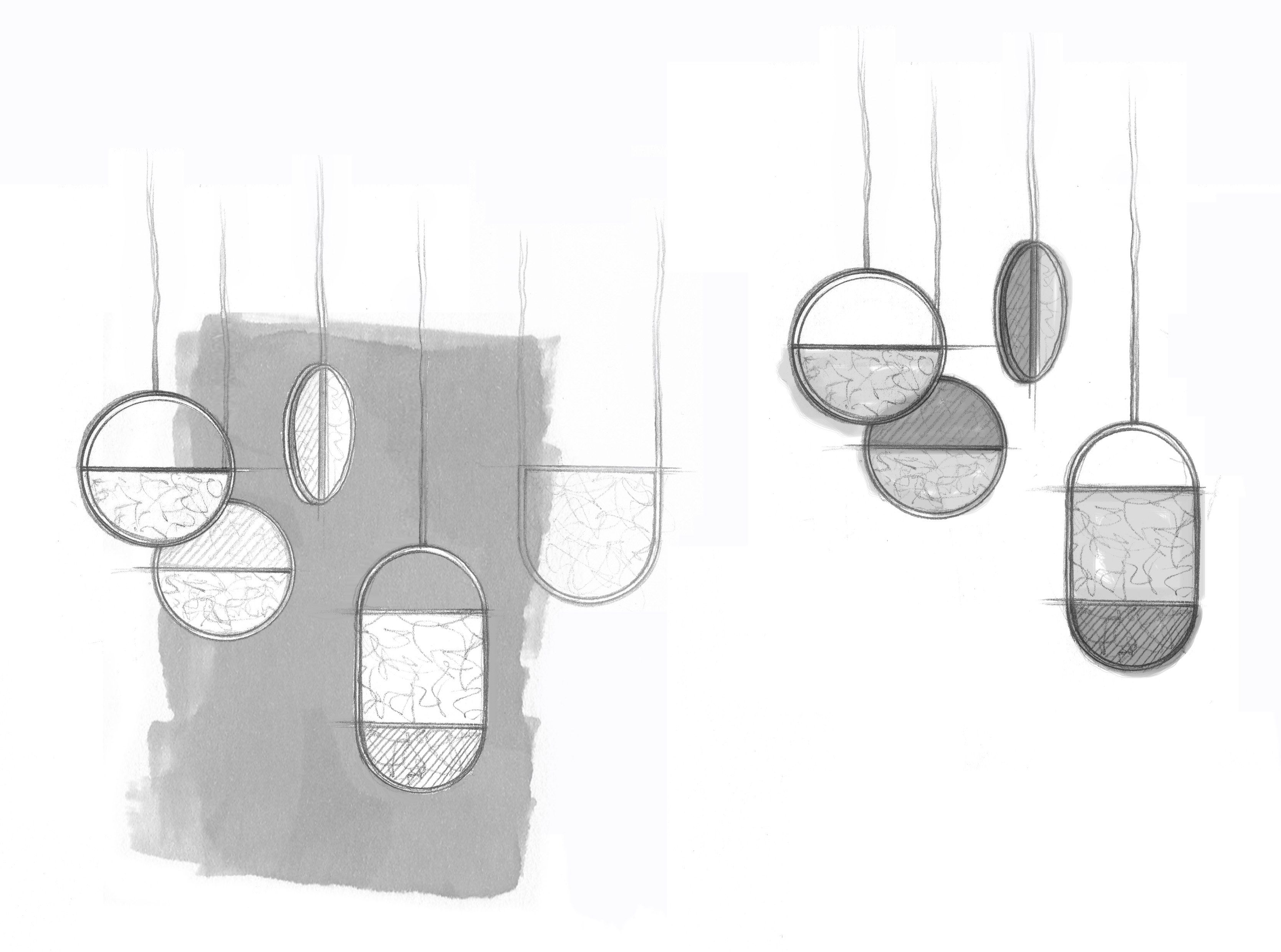 Стеклянный подвесной светильник BROKIS Геометрическая ARCH-00024113 - Вид №56