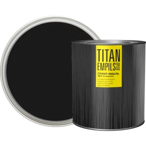 Грунт-эмаль по ржавчине Ореол Titan цвет черный 2.7 кг