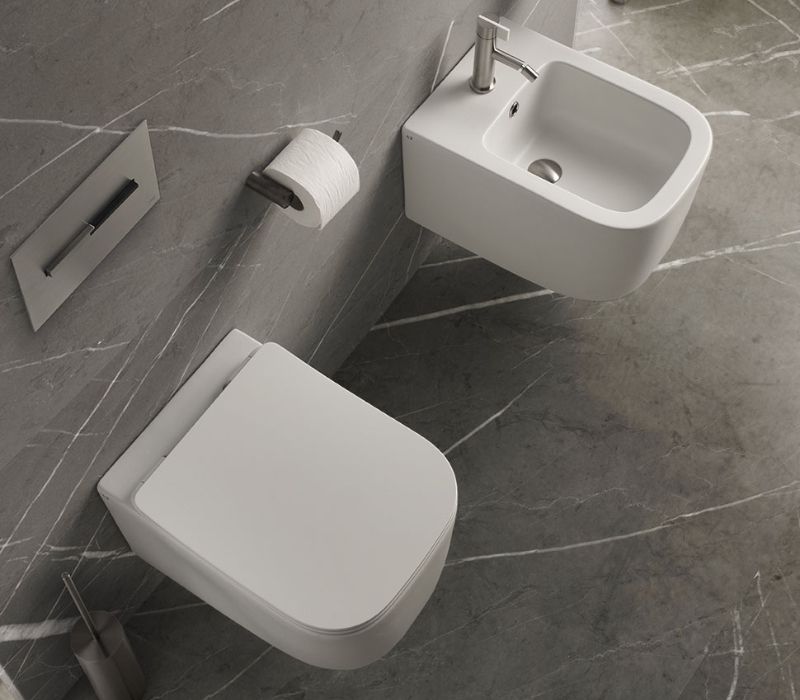 S595T0R0V6.101 Подвесной унитаз A. e T. Italia QUO Белый матовый AeT ITALIA - Вид №3
