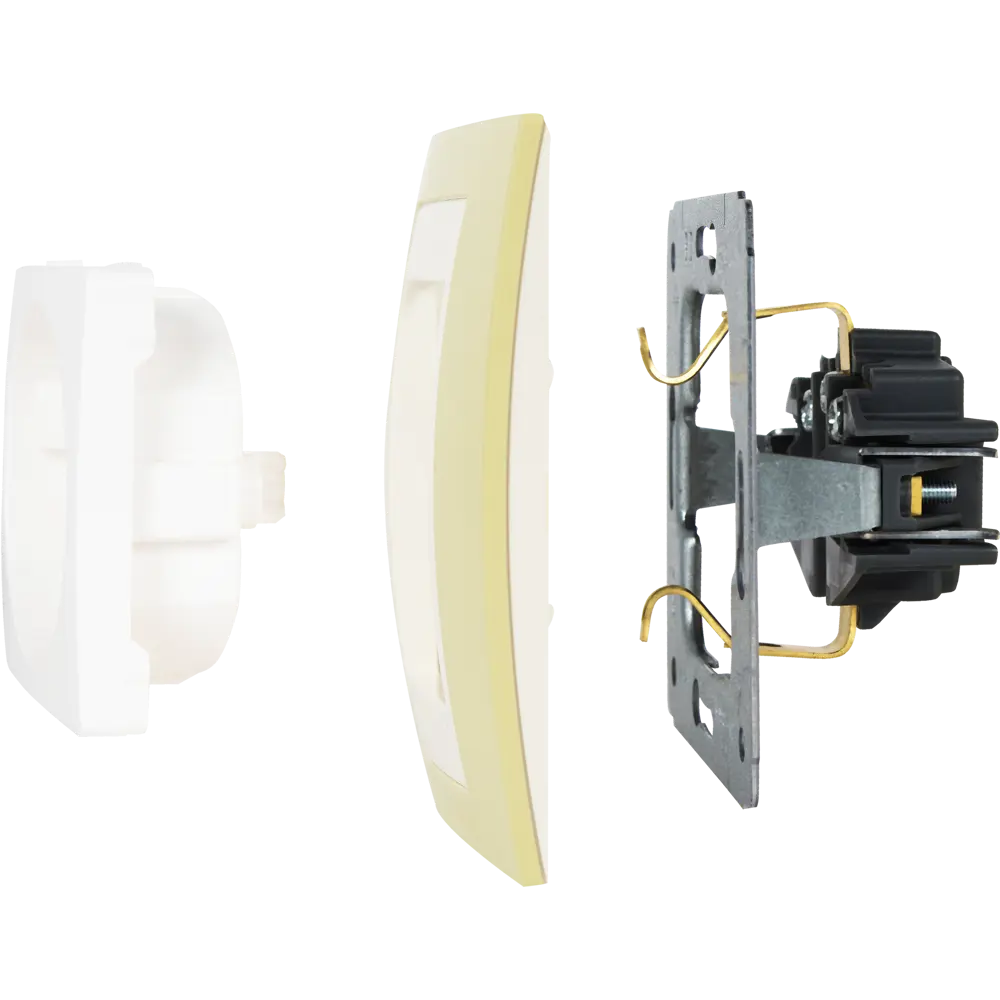 Рамка для розеток и выключателей Systeme Electric Unica 4 поста, цвет зелёное яблоко/белый STLM-2057798 - Вид №3