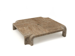 Квадратный журнальный столик из натурального камня