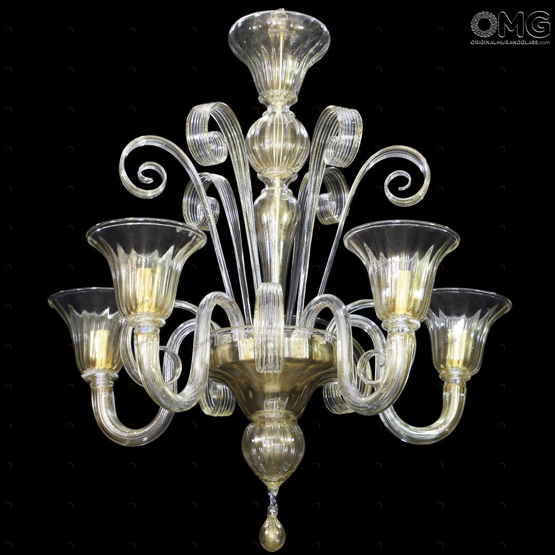 1145 ORIGINALMURANOGLASS Люстра Фоскари - Пастораль - муранское стекло OMG  см CLASSICO