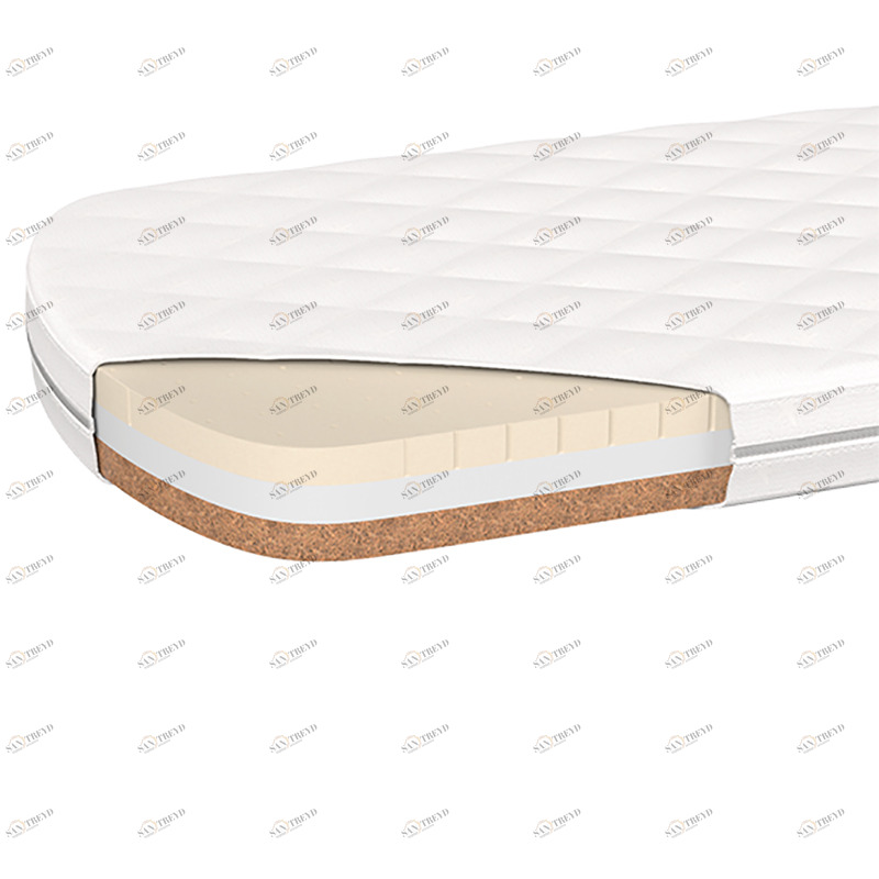 Матрас для детской кроватки 70х125 см белый Classic ELLIPSE ELLIPSE CLASSIC 257700 Белый Santreyd 