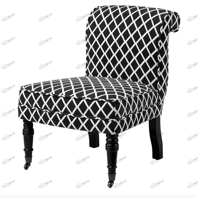 Кресло Berceau от Eichholtz EICHHOLTZ ДИЗАЙНЕРСКИЕ, EICHHOLTZ 062231 Принт;черный;белый 