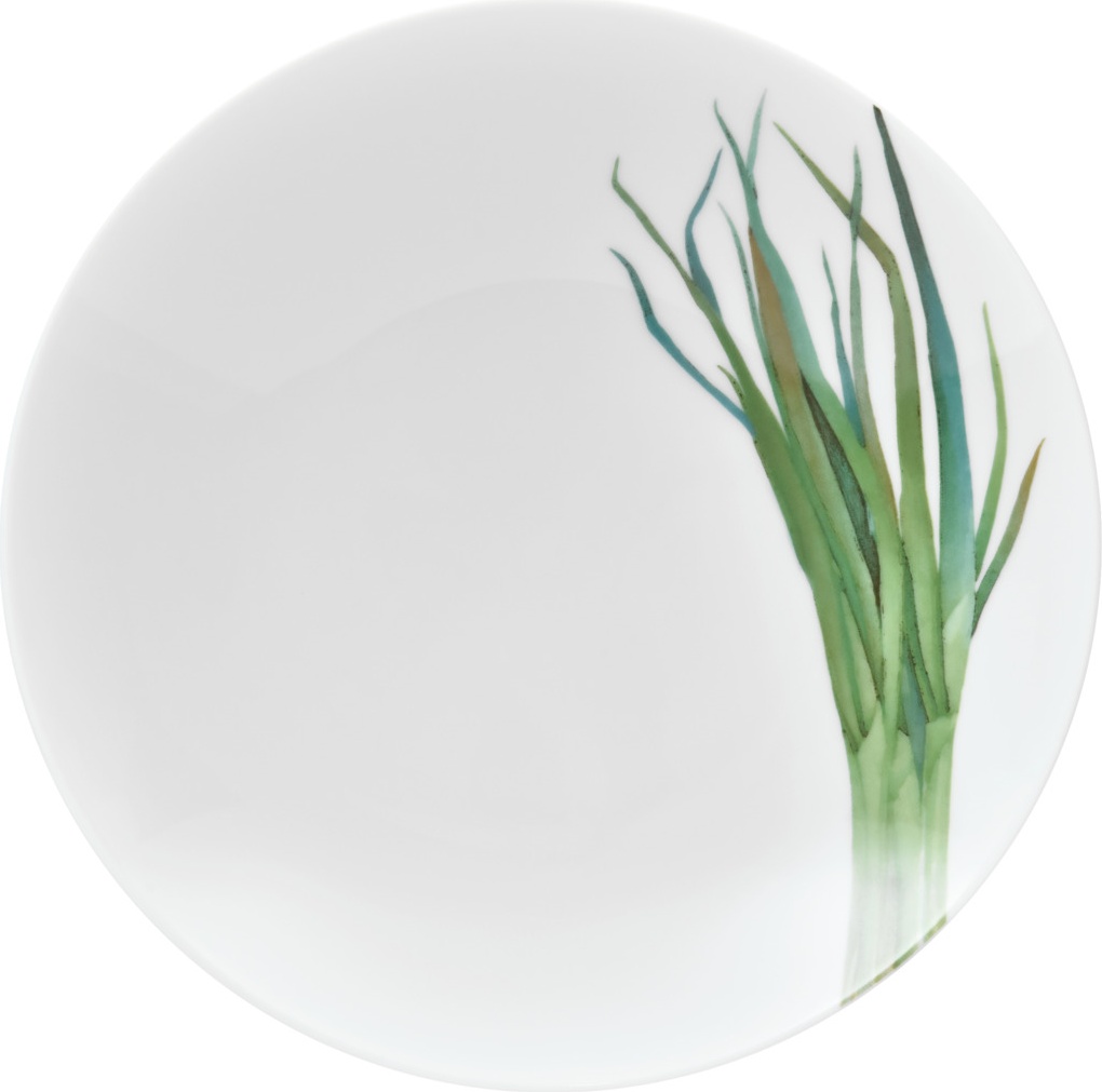 10637867 Noritake Тарелка для пасты Noritake "Овощной букет.Зелёный лук" 23см Фарфор 