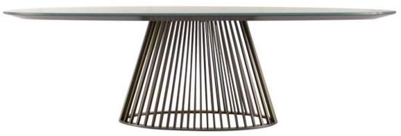 COLLI CASA Овальный стол из металла Venezia sun-id-1508742 - Вид №3