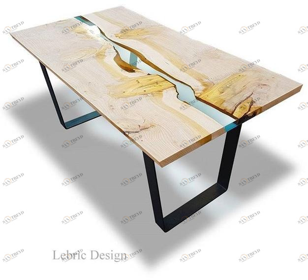 ANTICO TRENTINO Стол из смолы и кедра Lebrìc design - legno e resina sun-id-1371038