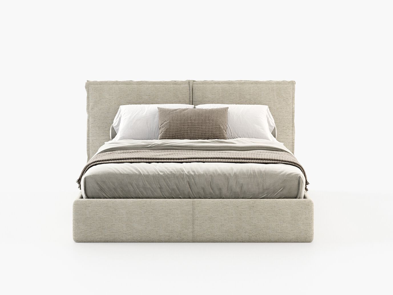 Двуспальная кровать с мягким изголовьем Laskasas LARISSA ARCH-00006022