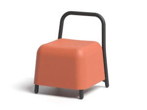 Детский стул с полиуретановой и металлической спинкой