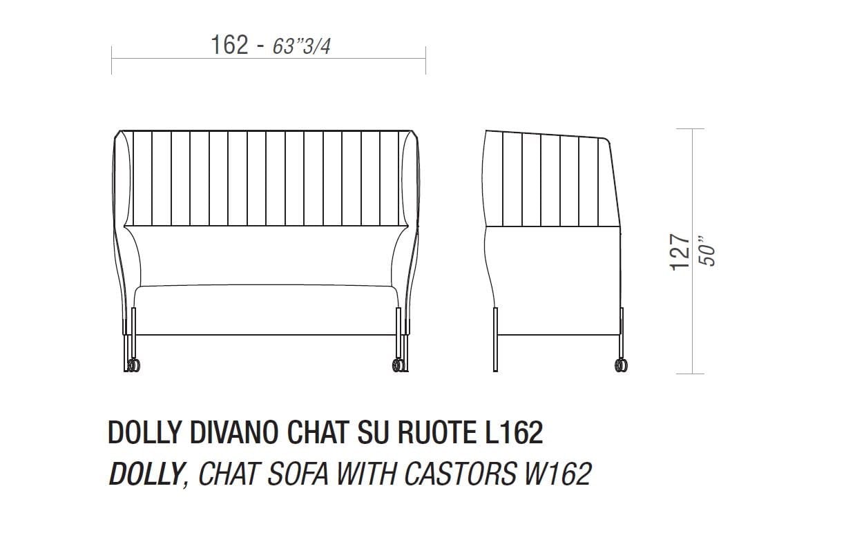 2-местный кожаный диван с высокой спинкой ESTEL GROUP Dolly ARCH-00061314 - Вид №20