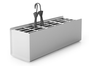 Алюминиевая подставка для зонтов