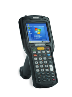 MC32N0-GI3HCLE0A 802.11 a/b/g/n, bluetooth, full audio, gun, 2d se4750, color-touch display, 38 key, high capacity battery, ce 7.x pro, 512mb ram/2gb rom, english, world wide Zebra Santreyd  - Вид №1